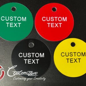 Industrial Tags (Custom Text)
